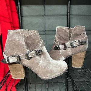 Not Rated suede booties
